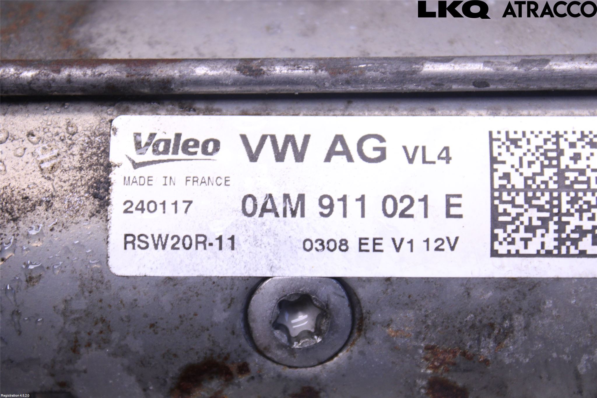 Volkswagen VW POLO 10-17 Startmotor Diesel