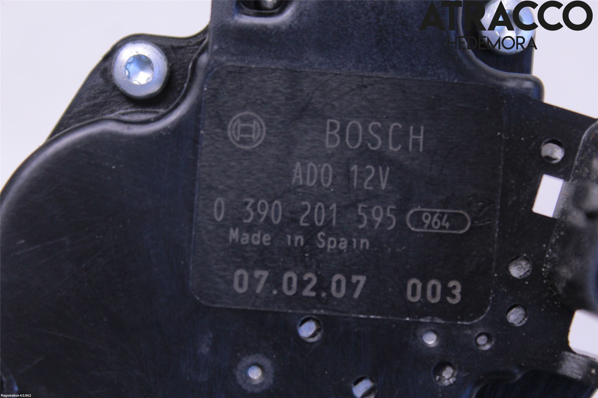 Saab 9-5     06-10 Torkarmotor Baklucka