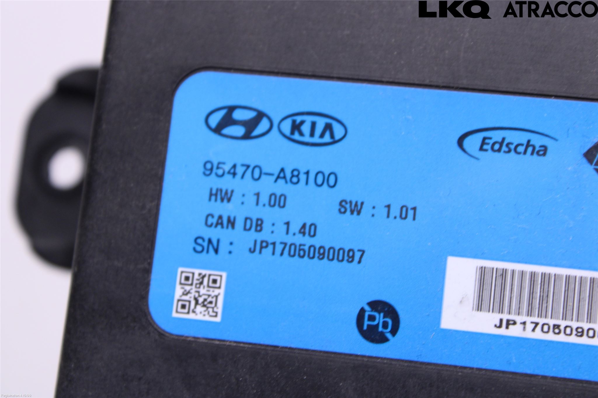 Kia OPTIMA 16-20 Styrenhet Baklucka