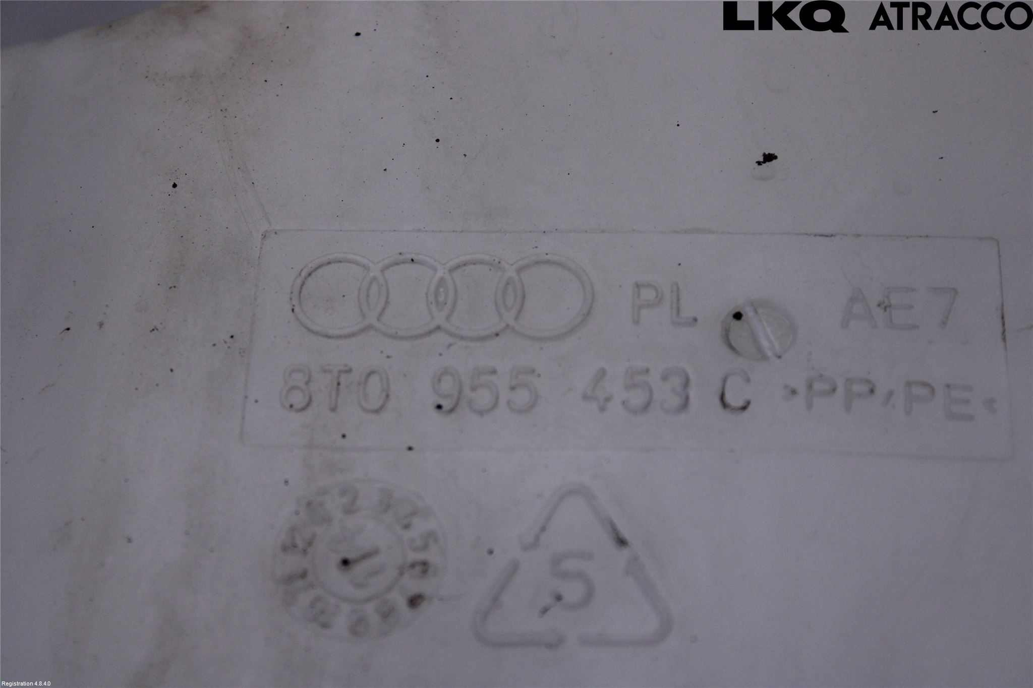 Audi A4 12-15 Spolartank Vindruta-Strål