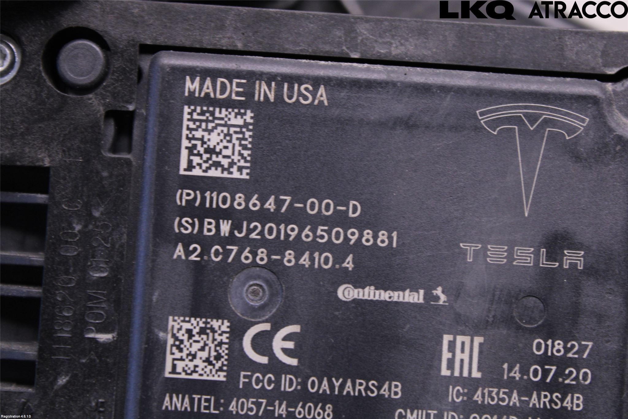 Tesla MODEL X 16- Sensor Aktivt Kollisionsskydd