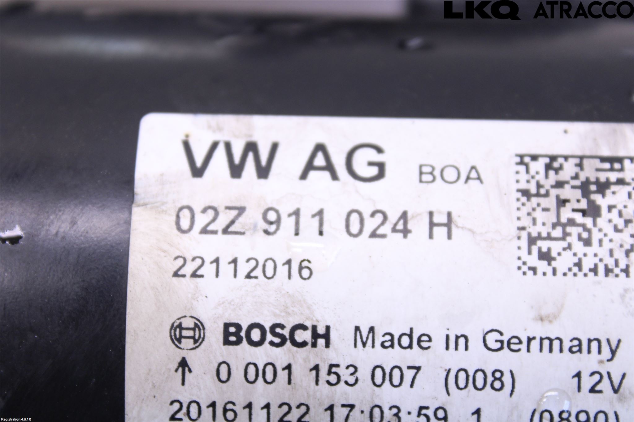 Volkswagen VW CADDY 16-20 Startmotor Diesel