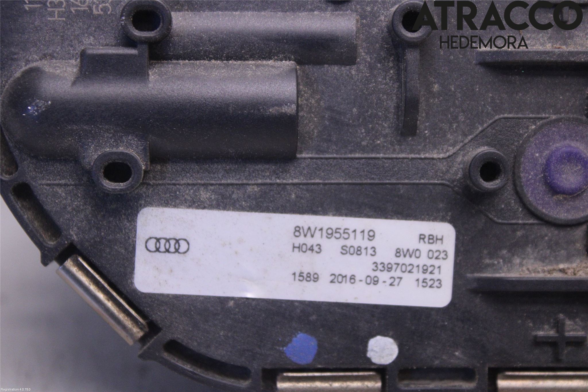 Audi A4/S4 B9 16-19 Torkarmekanism Vindruta