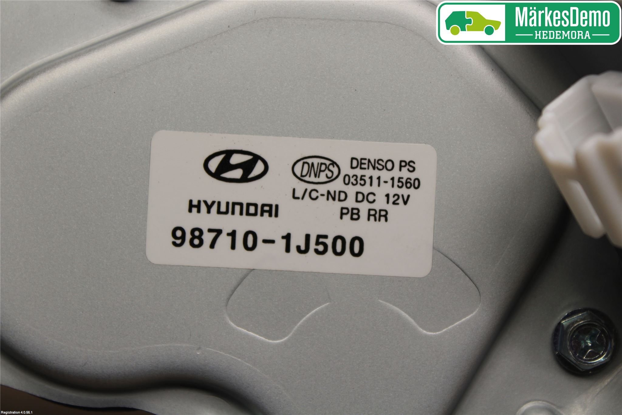 Hyundai i20 PB 09-14 Torkarmotor Baklucka