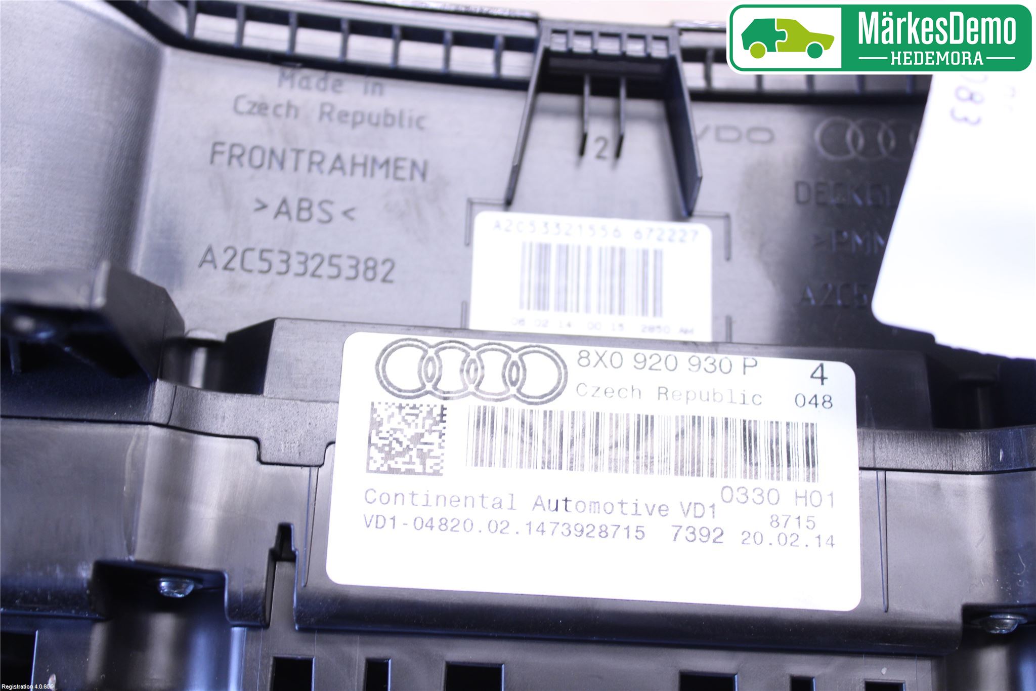 Audi A1/S1 11-18 Instrument Komb