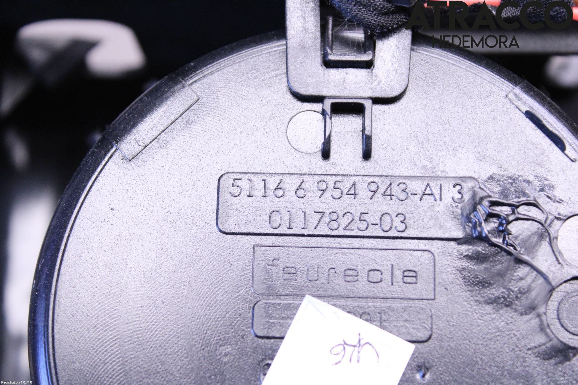 BMW X6 E71/E72 08-14 Mugghållare