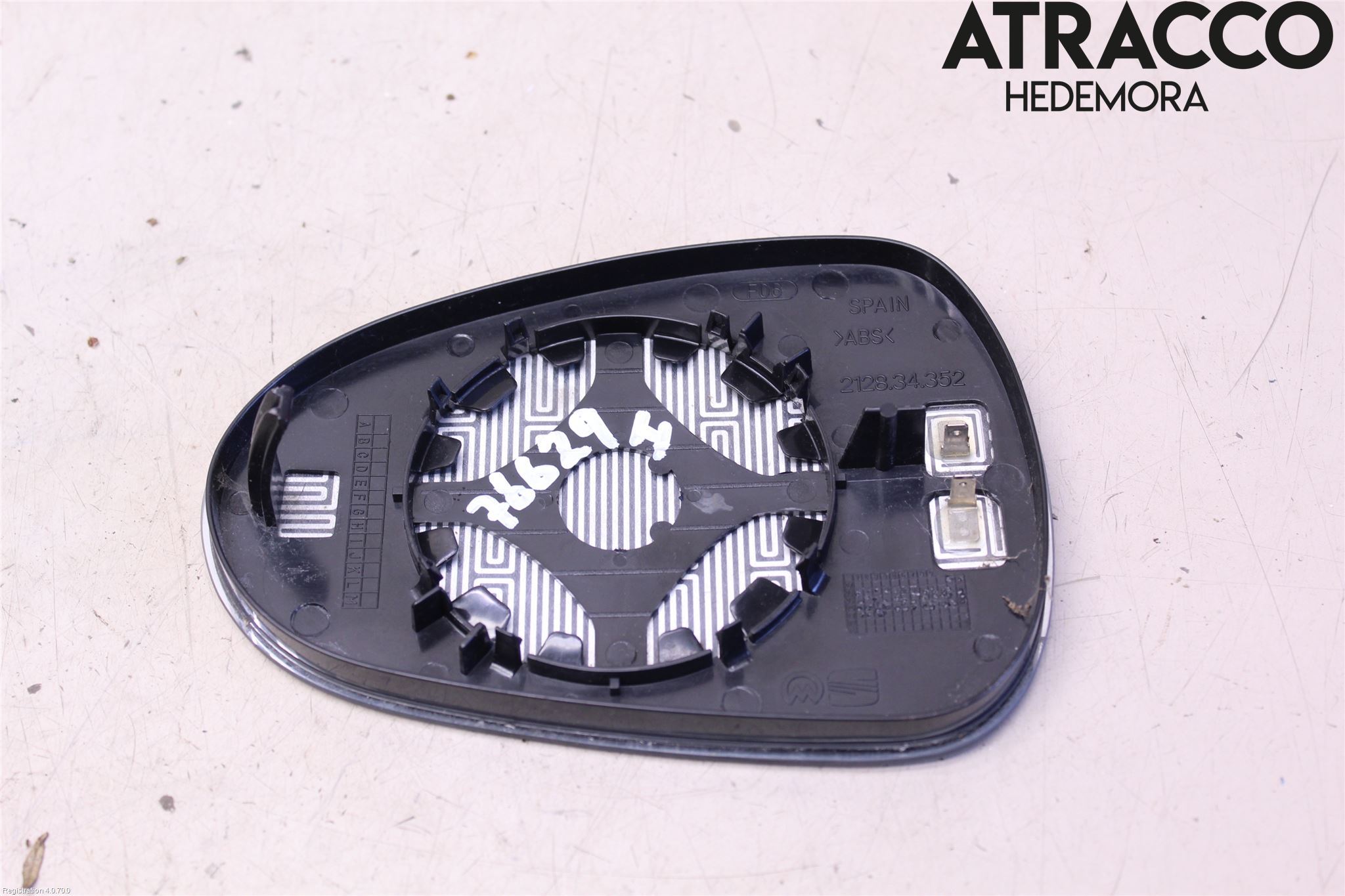 Seat LEON 06-12 Spegelglas Hö