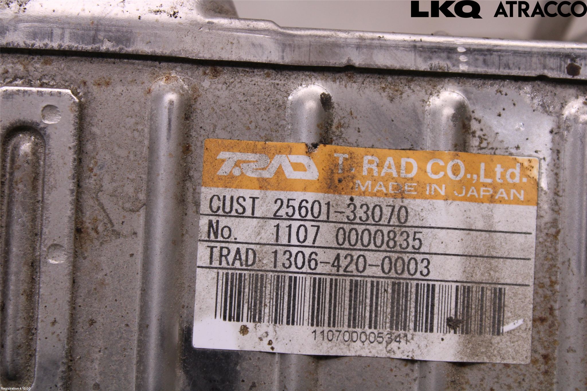 Toyota AURIS 10-12 Avgaskylare