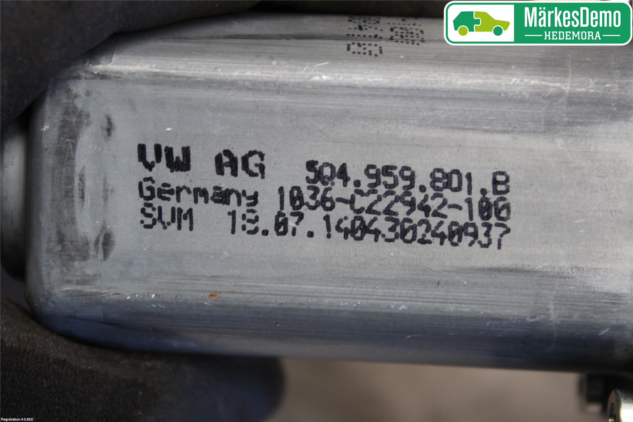 Volkswagen VW GOLF / E-GOLF VII 13-20 Fönsterhiss El Kompl