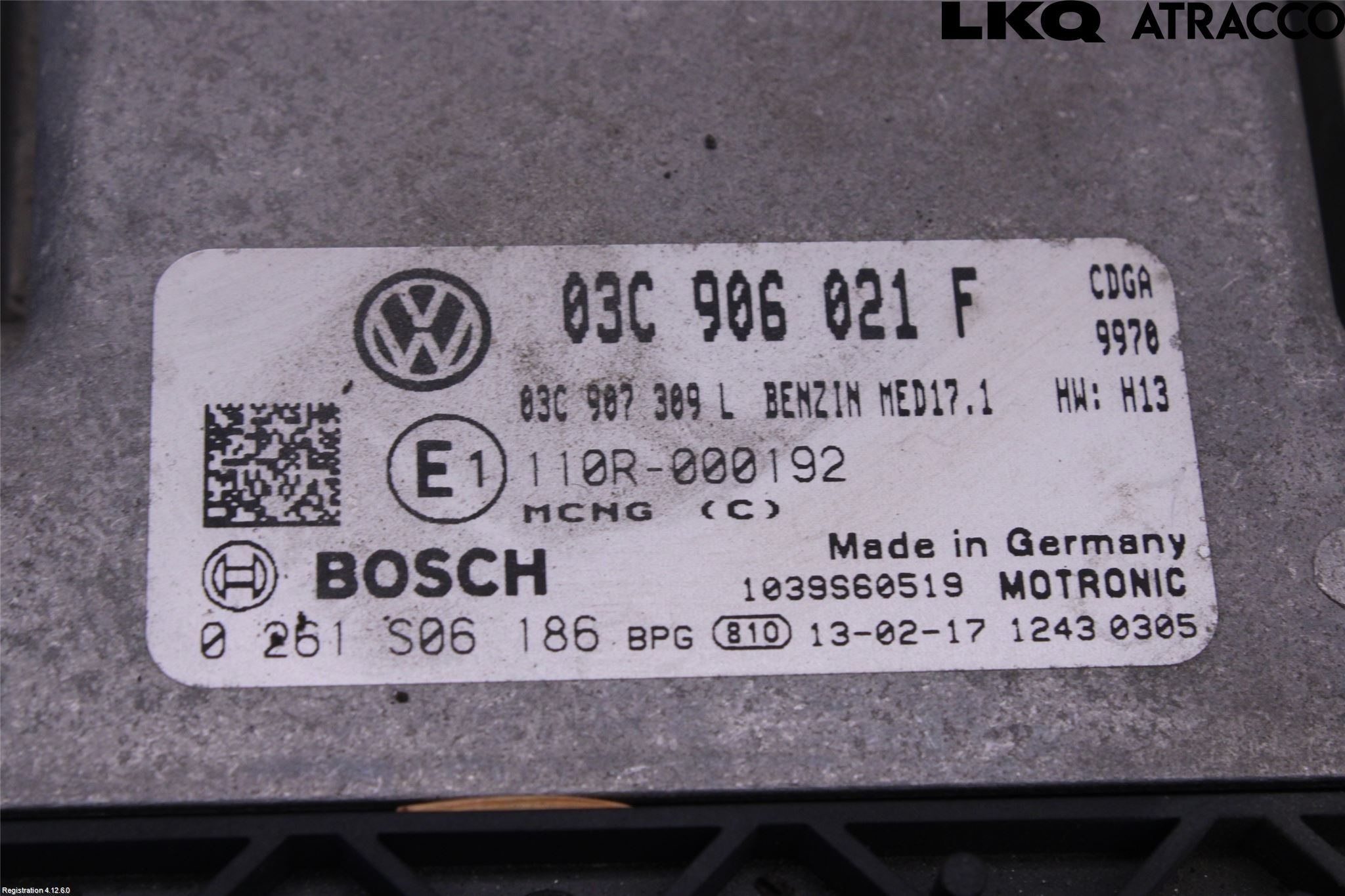 Volkswagen VW TOURAN 16- Styrenhet Insprut Bensin