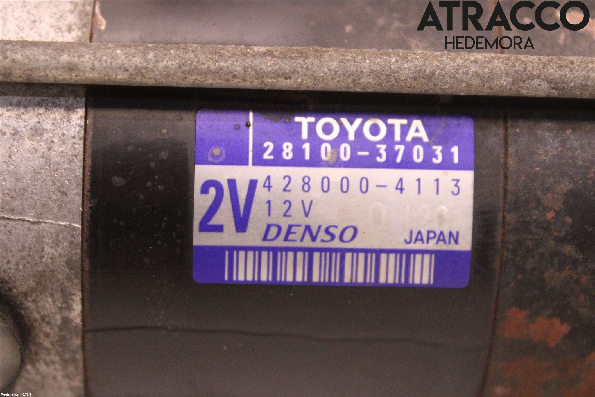 Toyota RAV 4 06-12 Startmotor