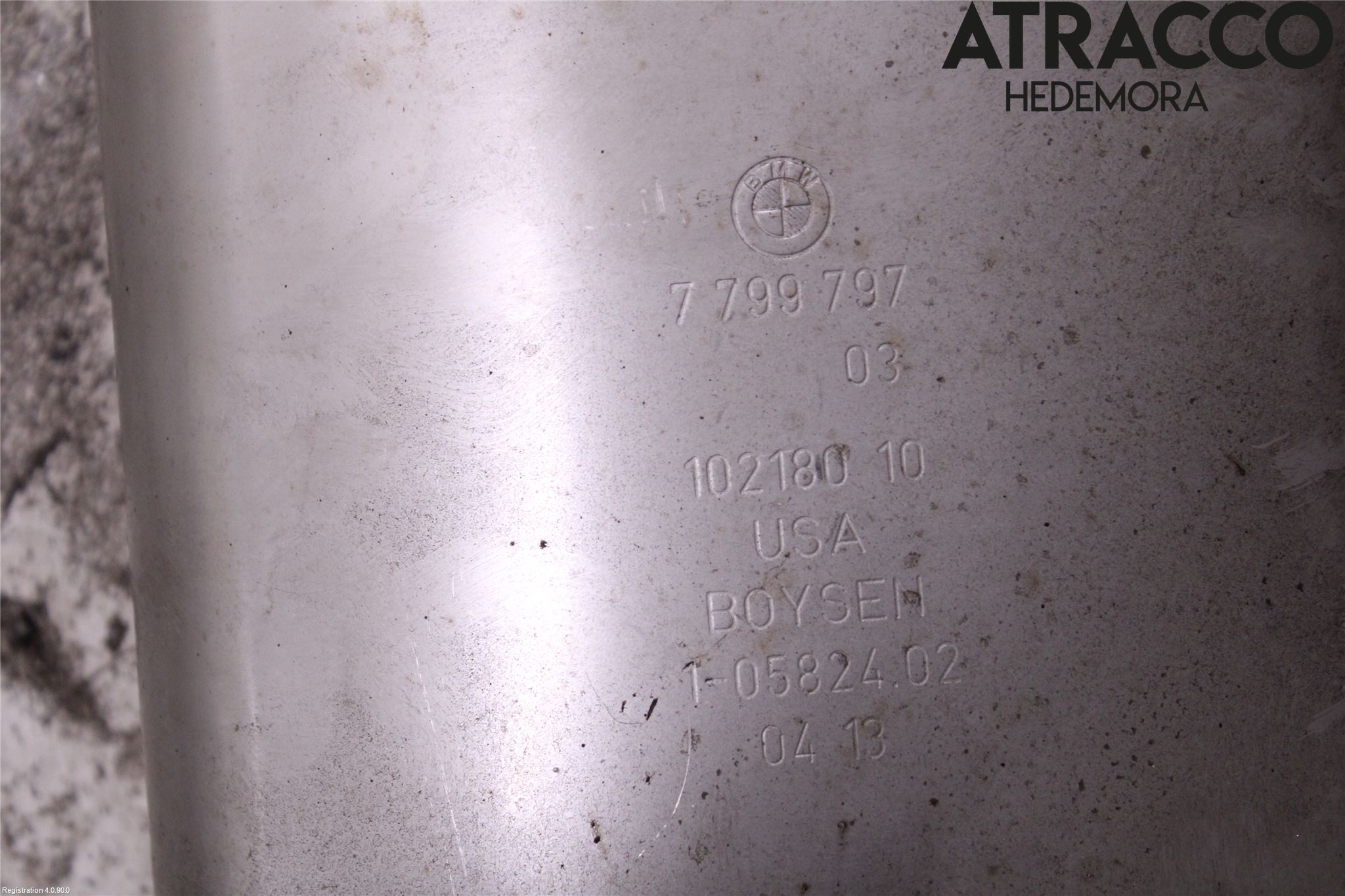 BMW X5 E70 07-13 Avgas-Ljuddämpare-Rör