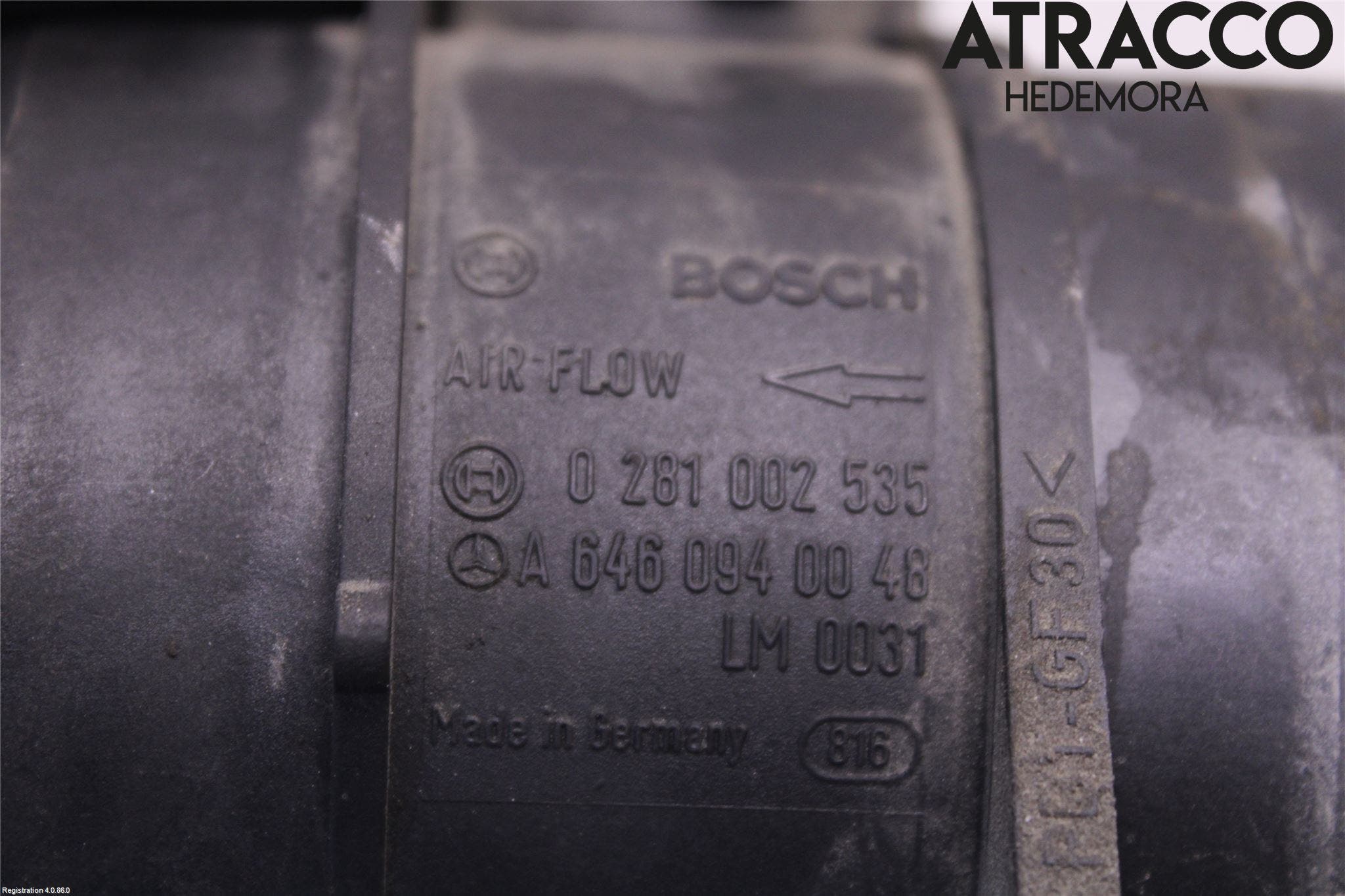 Mercedes-Benz MB E-KLASS (W211) 02-09 Injluftmassamätare