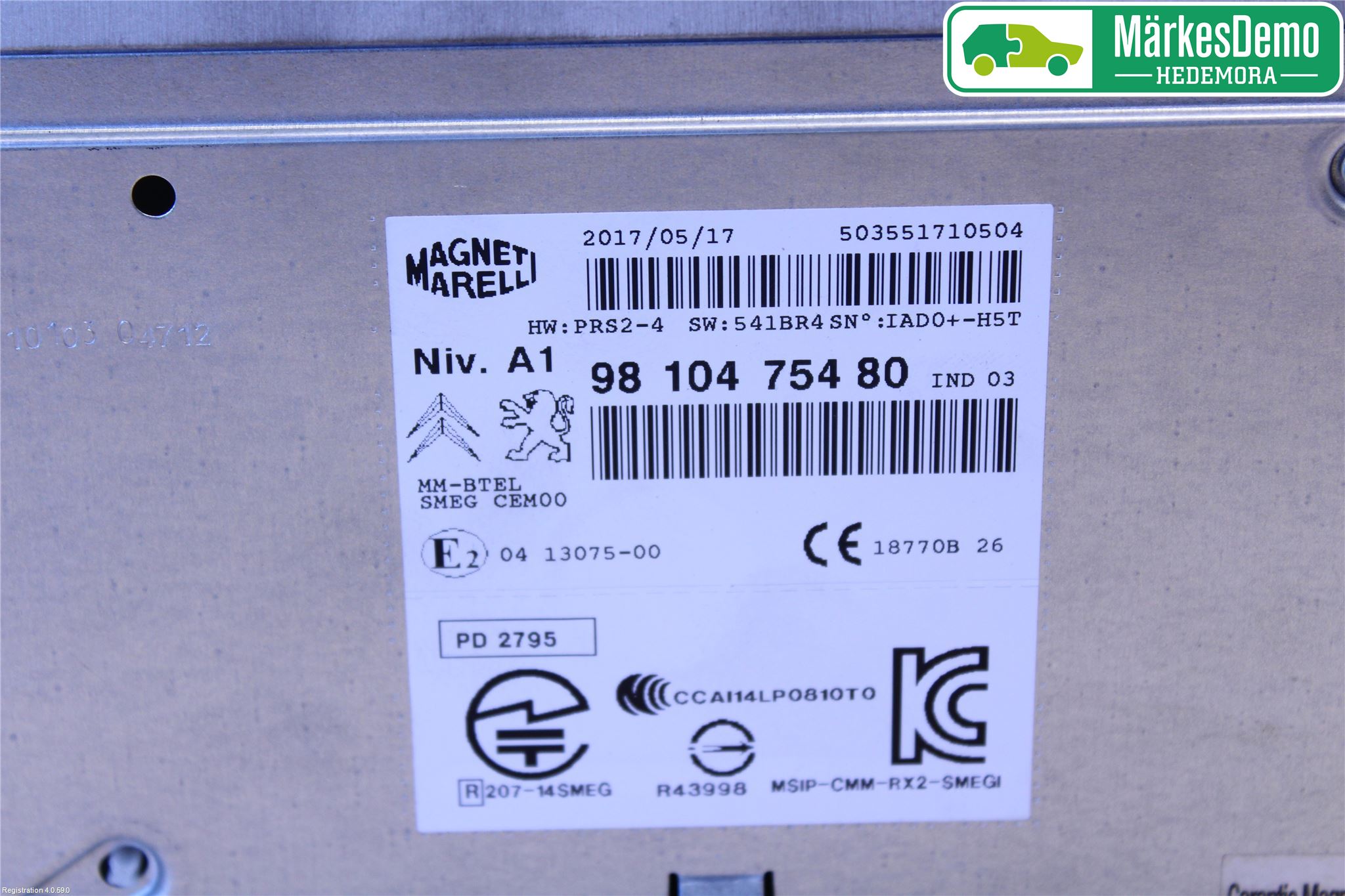 Peugeot 308 14-21 Cd Radio - Multimediapanel