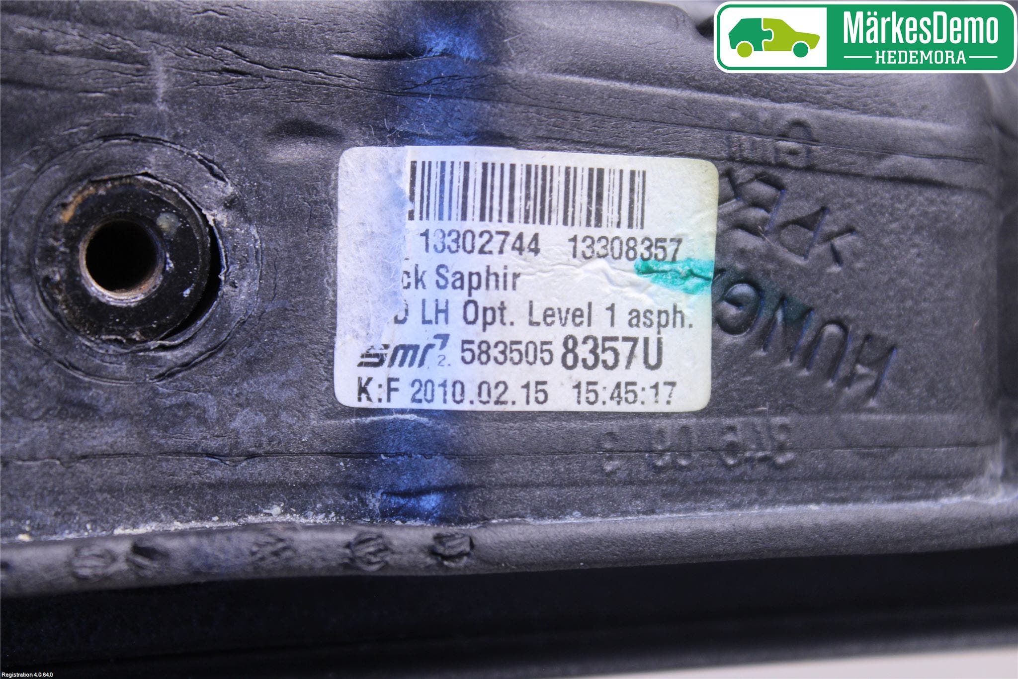 Opel ASTRA J 10-15 Spegel Yttre El Hö