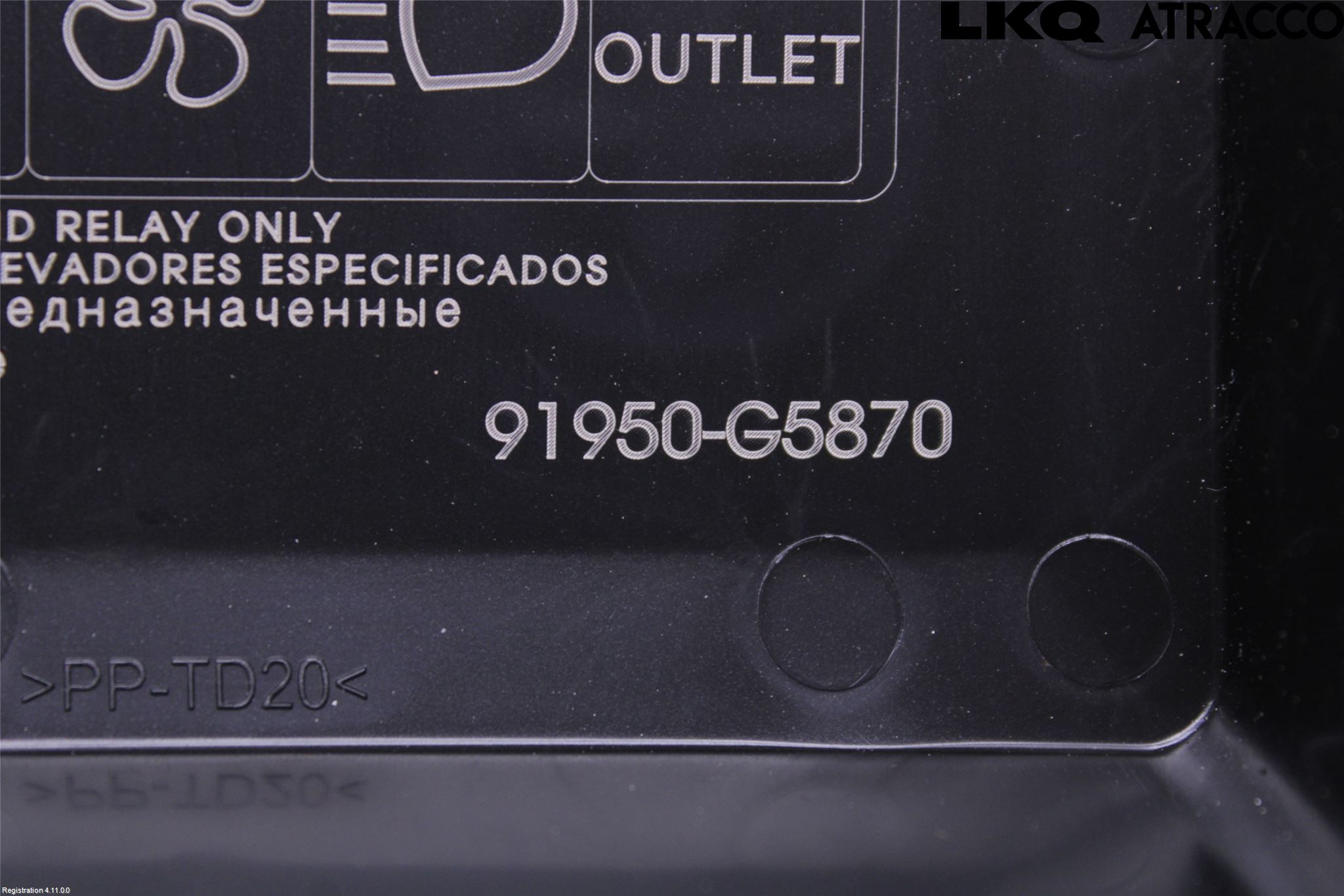 Kia NIRO (DE) 17-22 Säkringsdosa-Elcentral Lock