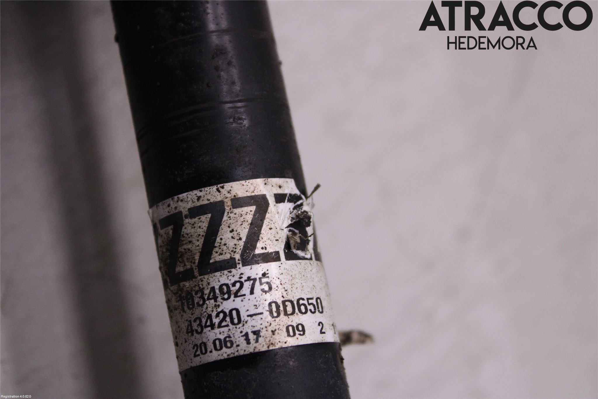 Toyota YARIS XP130 15-20 Drivaxel Fram Vänster