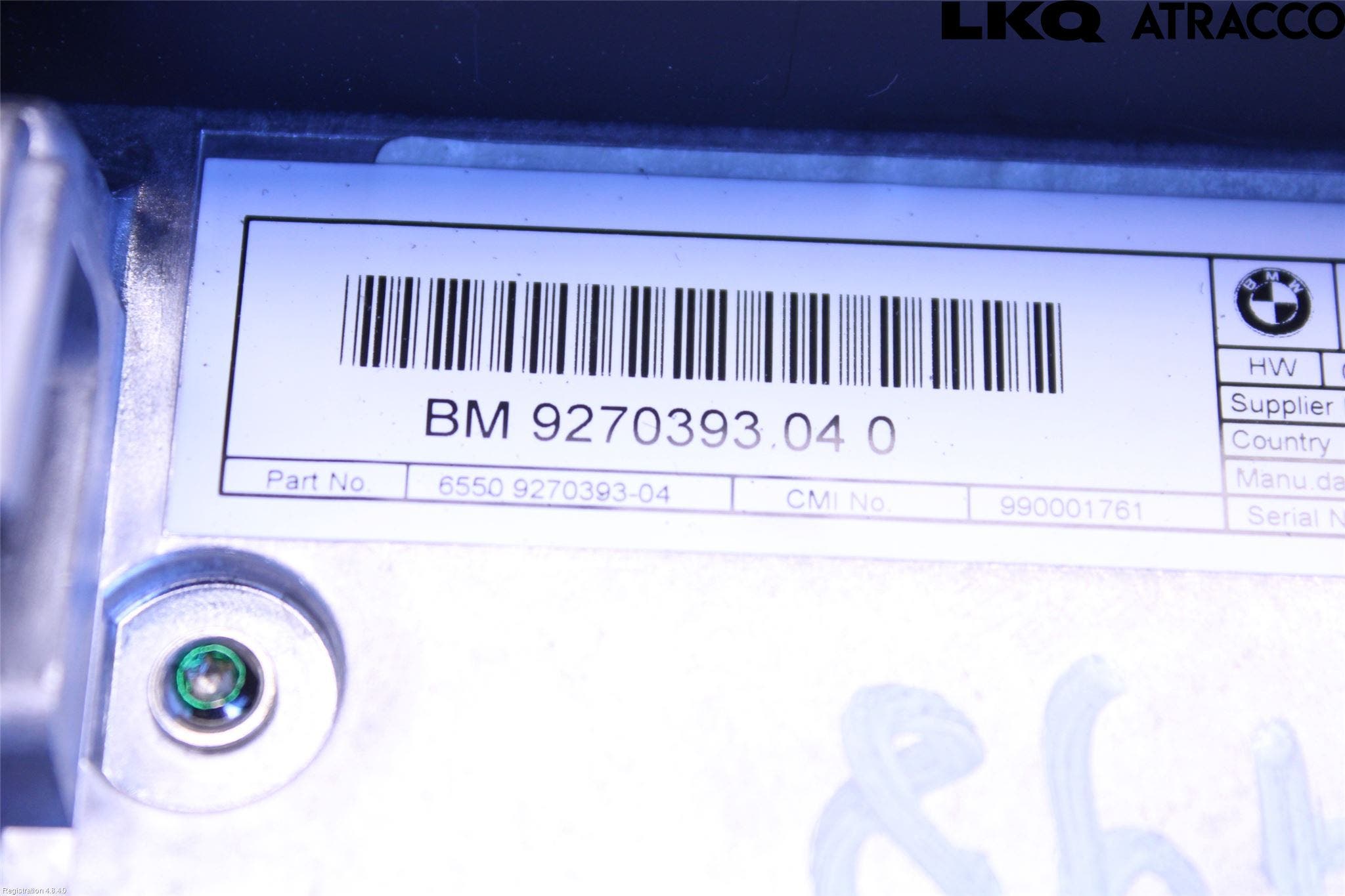 BMW 3 F30/F31/F80 12-19 Bildskärm