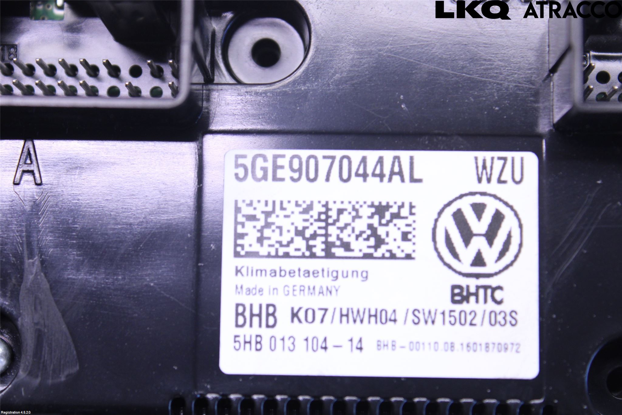 Volkswagen VW PASSAT 15-19 Ac Styrenhet Ac Manöveren