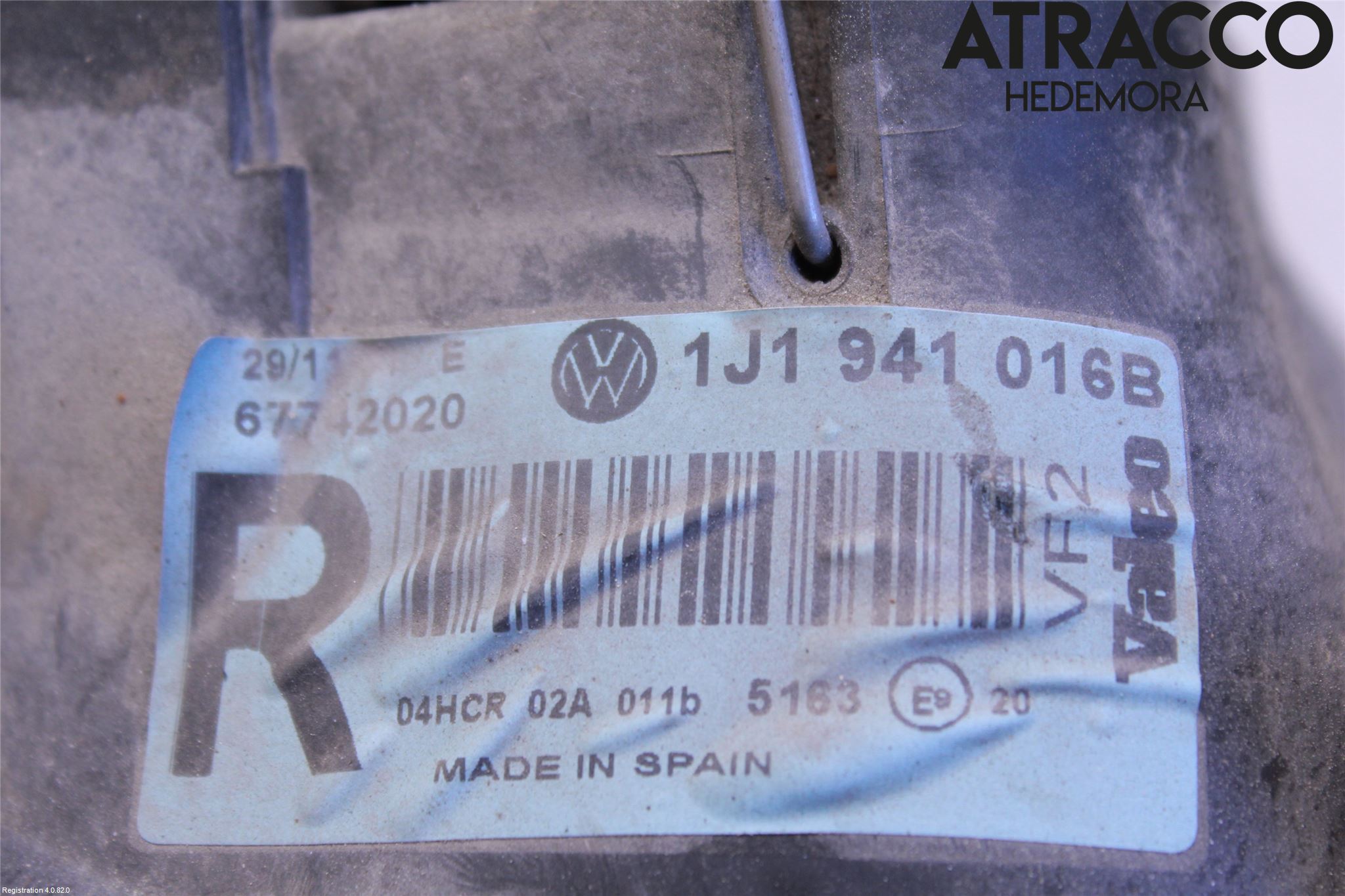 Volkswagen VW GOLF IV 98-06 Strålkastare Höger