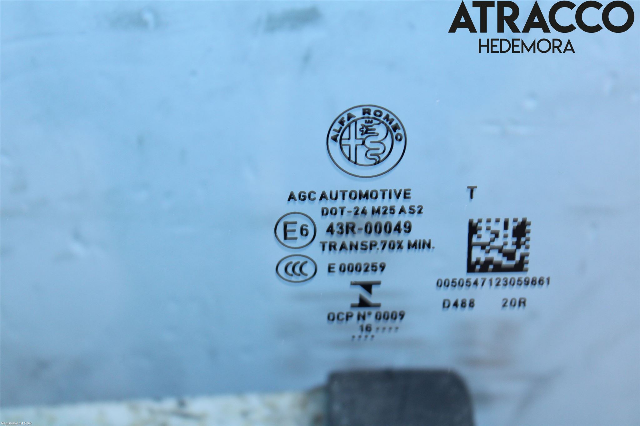 Alfa GIULIA Dörruta Bak Höger