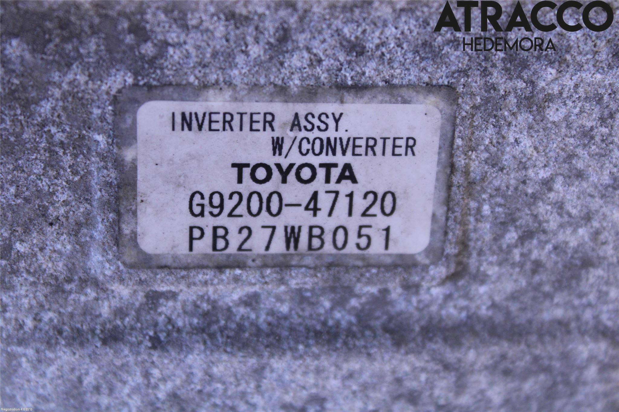 Toyota PRIUS NWH20 04-08 Inverter Hybrid