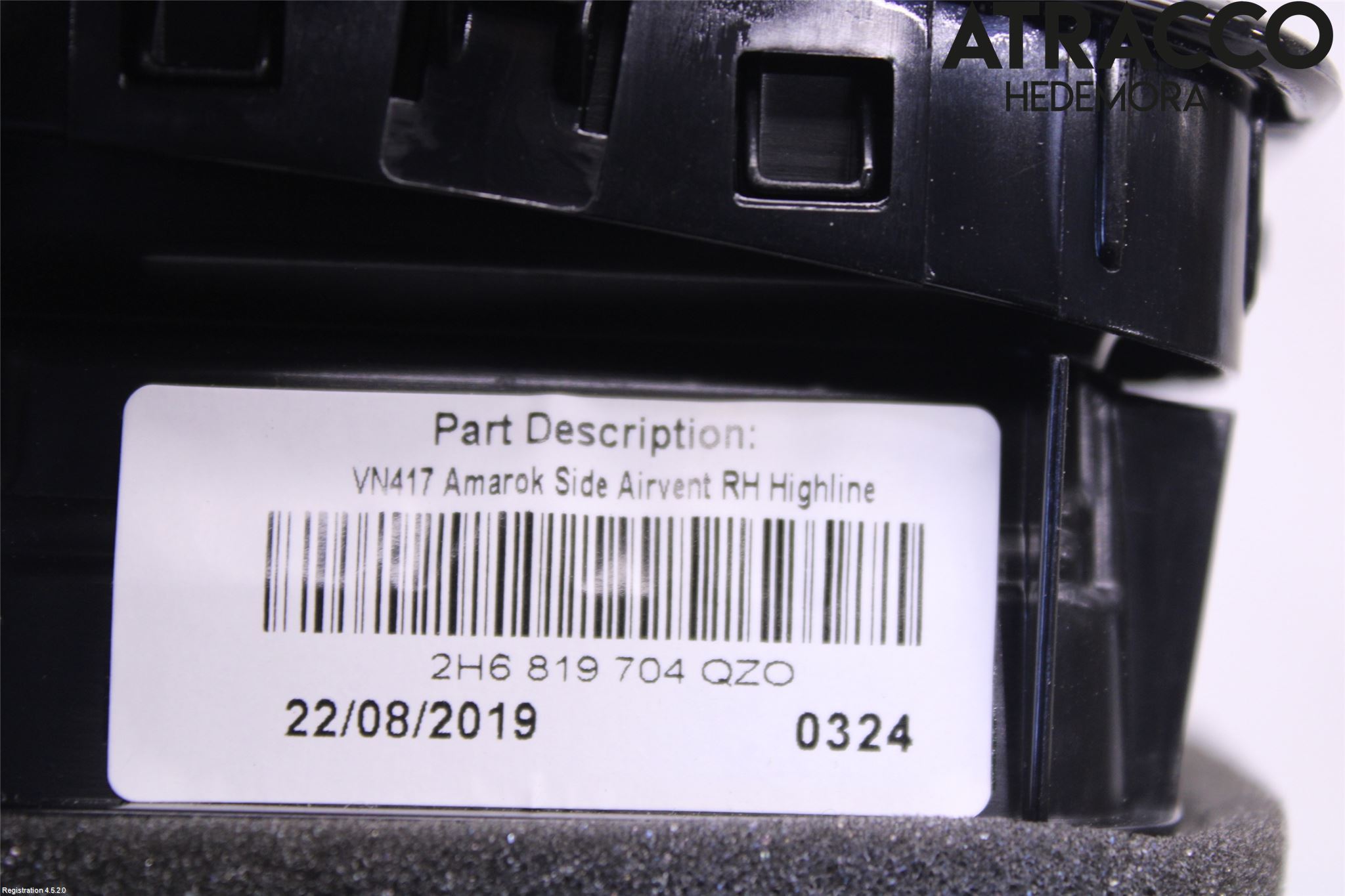 Volkswagen VW AMAROK 2H 10-22 Defrosterkanal-Munstycke