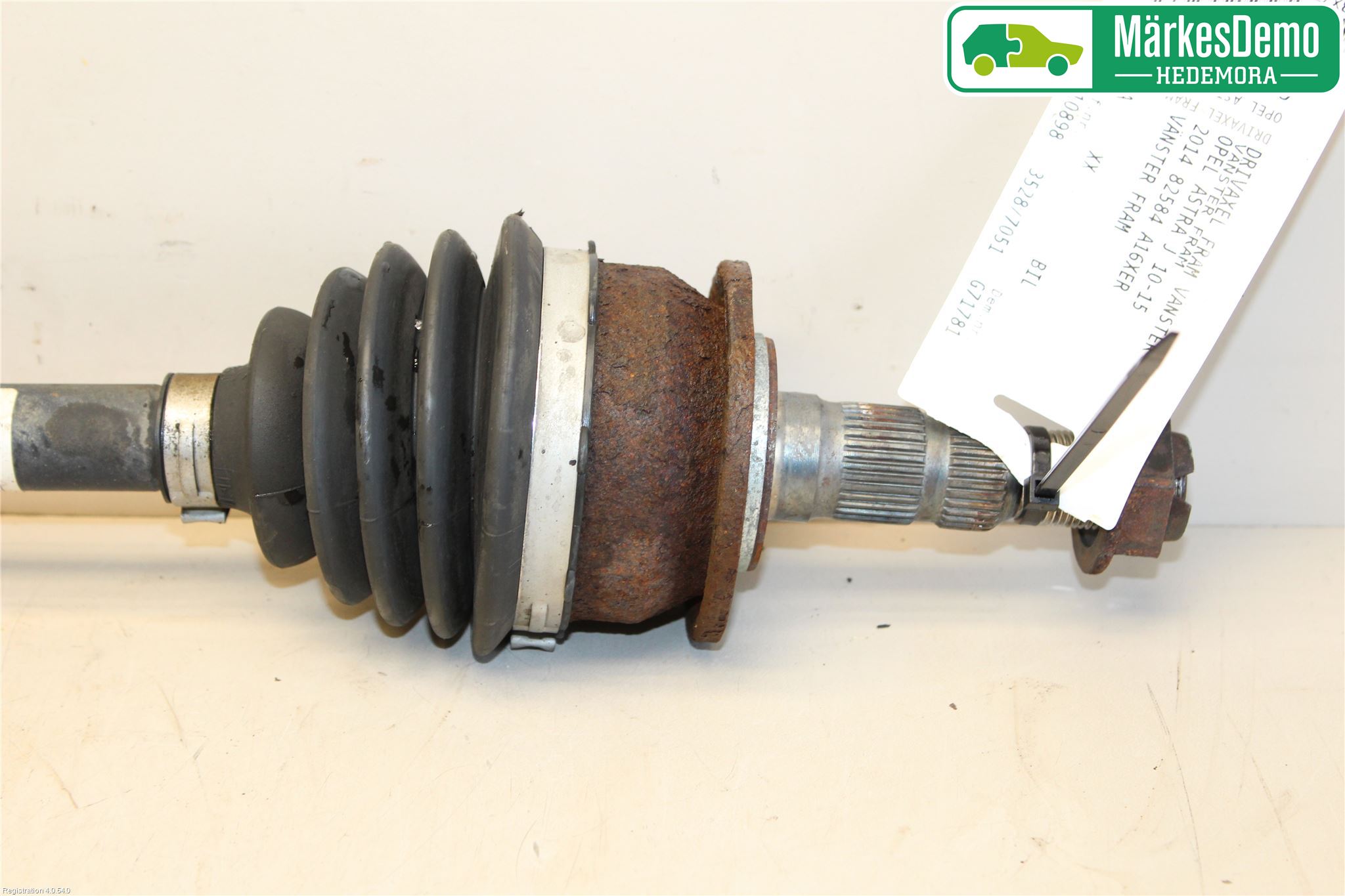 Opel ASTRA J 10-15 Drivaxel Fram Vänster