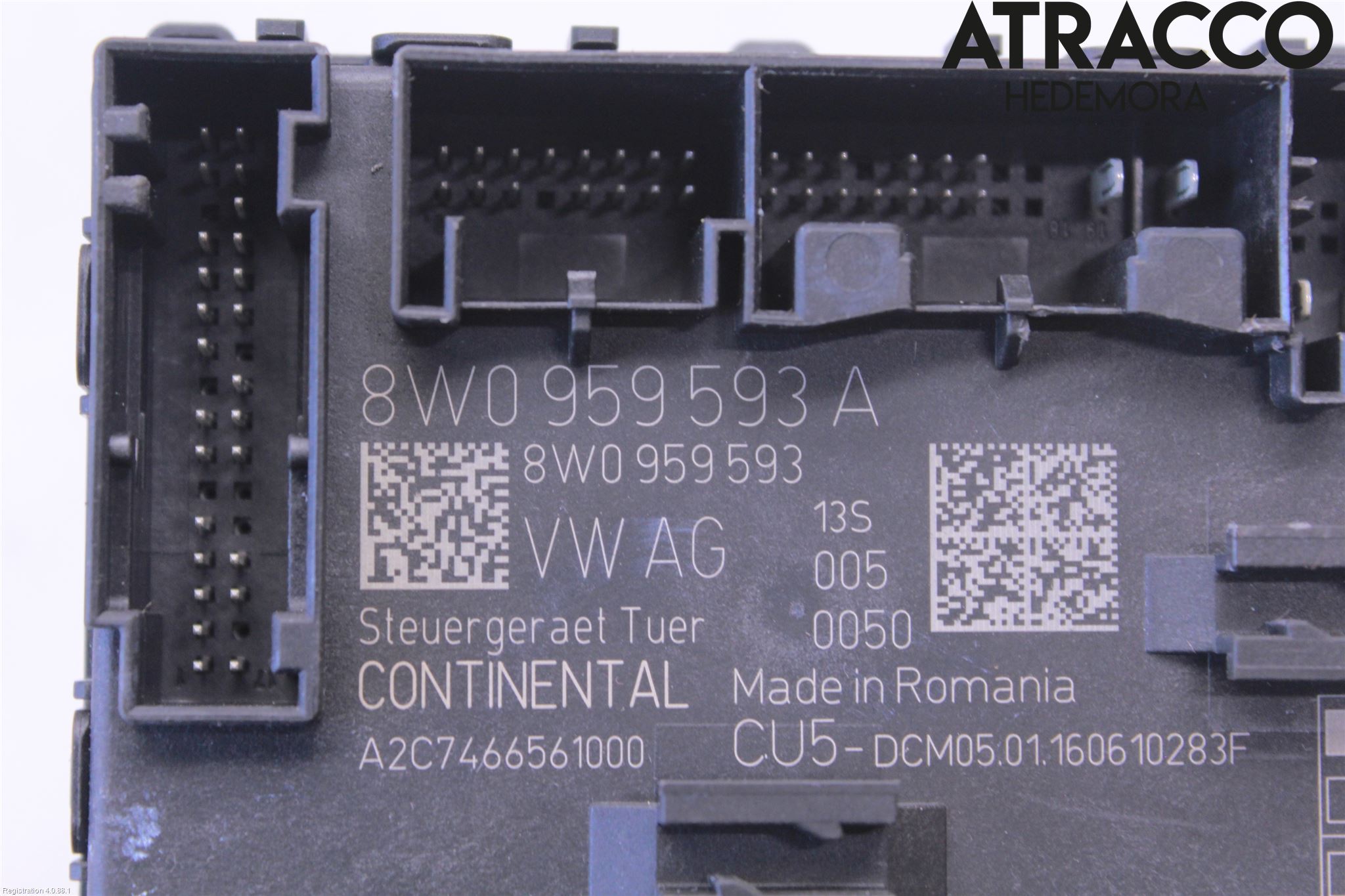 Audi A4/S4 B9 16-19 Styrenhet Dörr