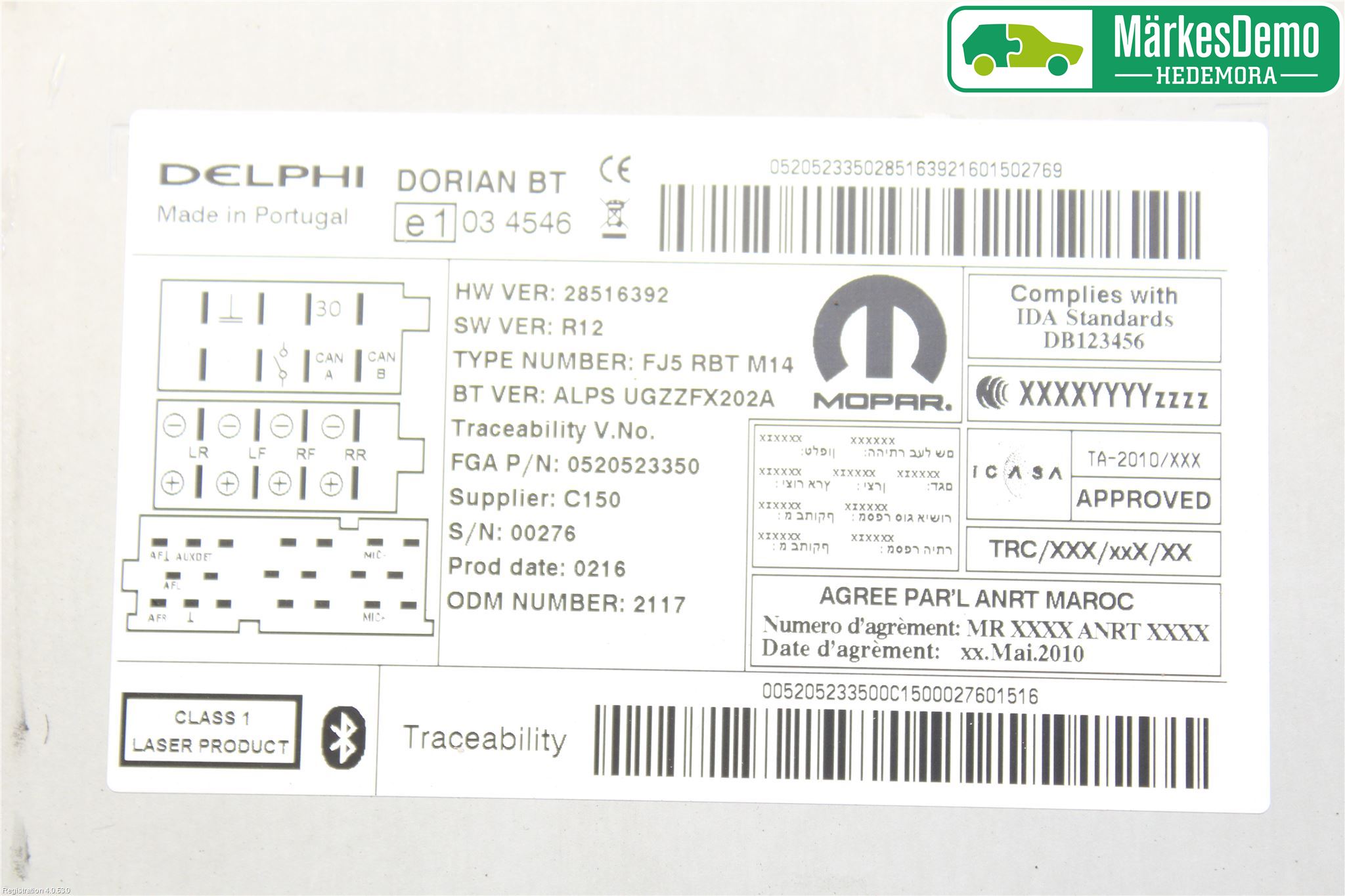 Opel COMBO D 12-18 Cd Radio - Multimediapanel