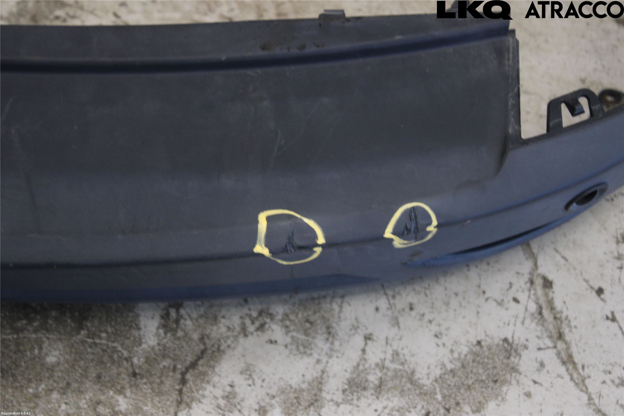 Renault MEGANE III 09-15 Stötfångarbeklädnad Bak