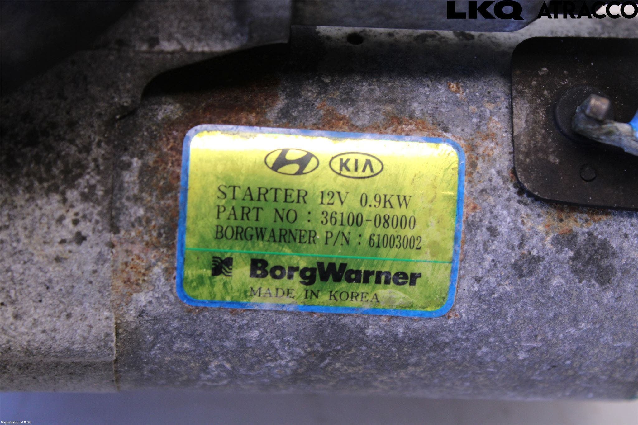 Hyundai BAYON BC3 21- Startmotor