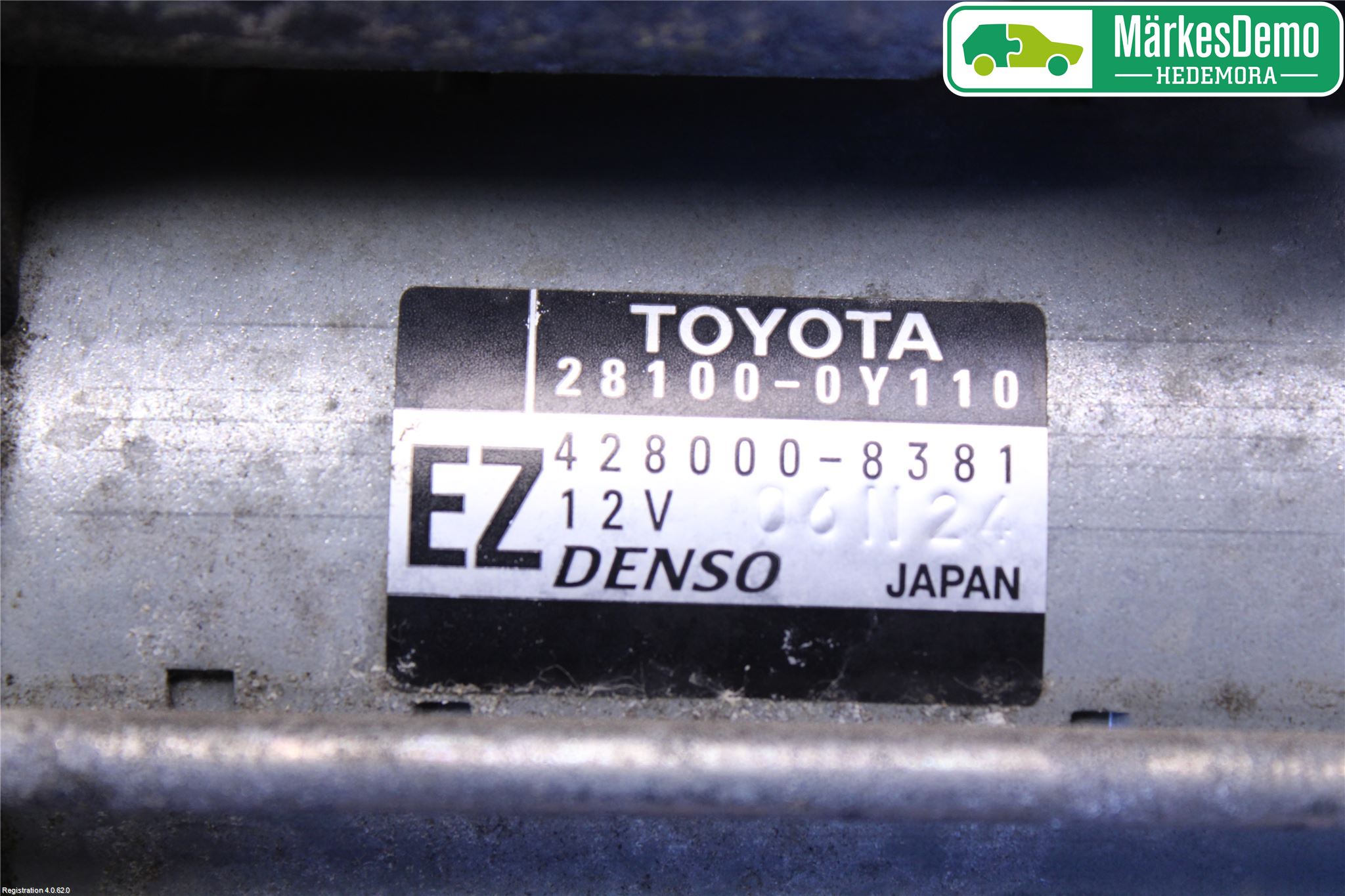 Toyota YARIS XP130 12-14 Startmotor