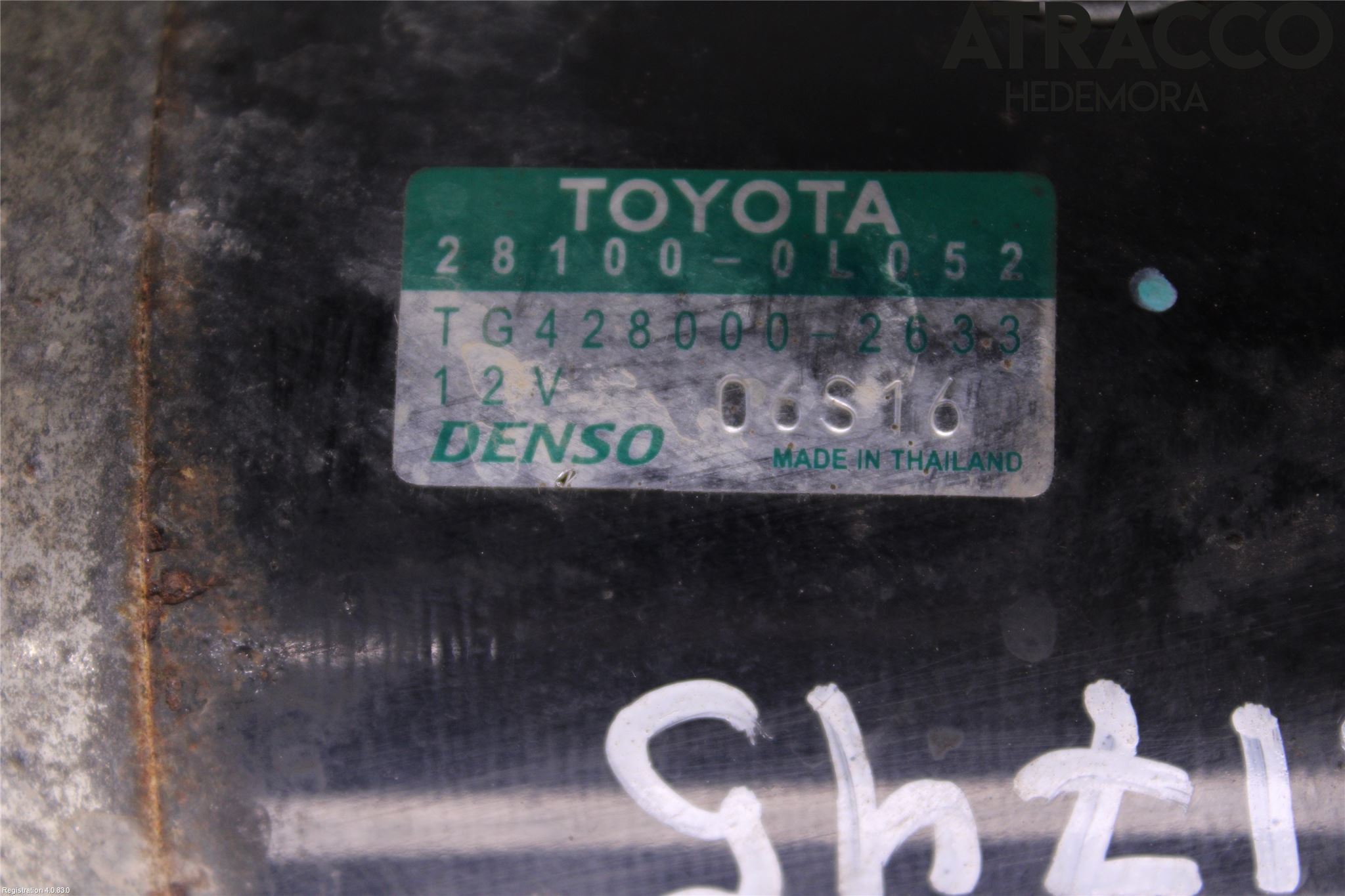 Toyota HILUX 05-16 Startmotor Diesel