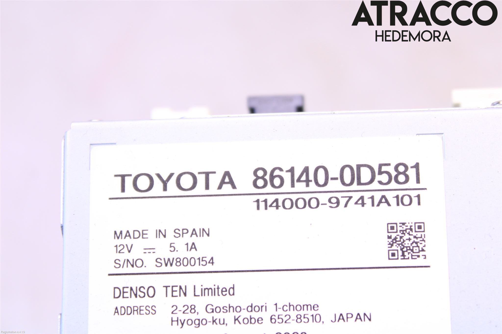 Toyota YARIS XP21 20- Cd Radio - Multimediapanel