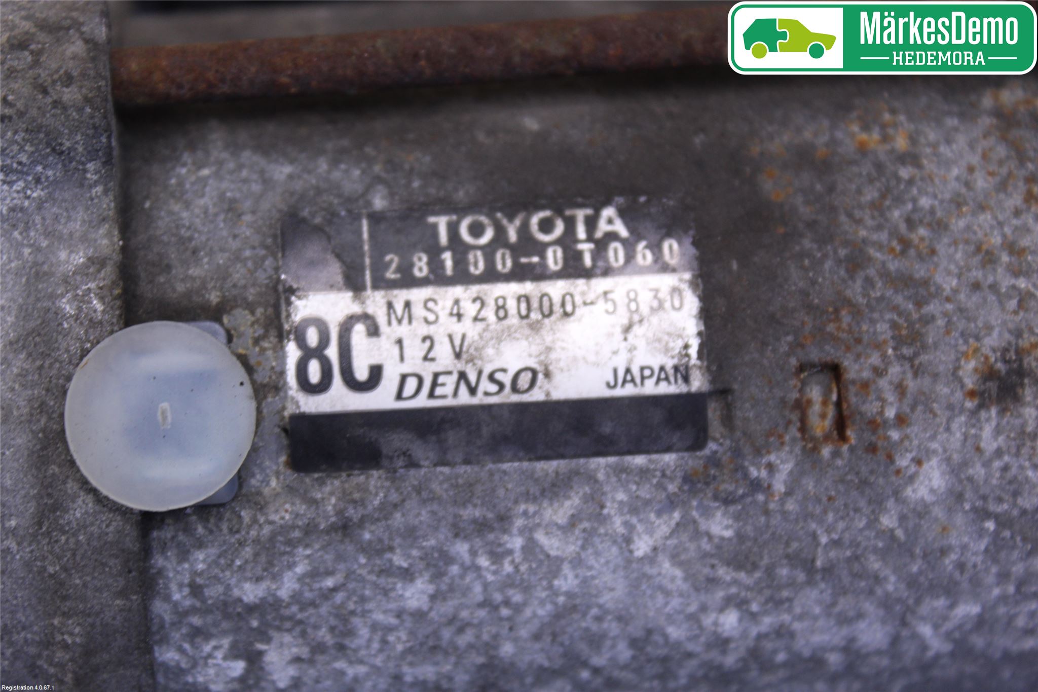 Toyota VERSO 09-18 Startmotor