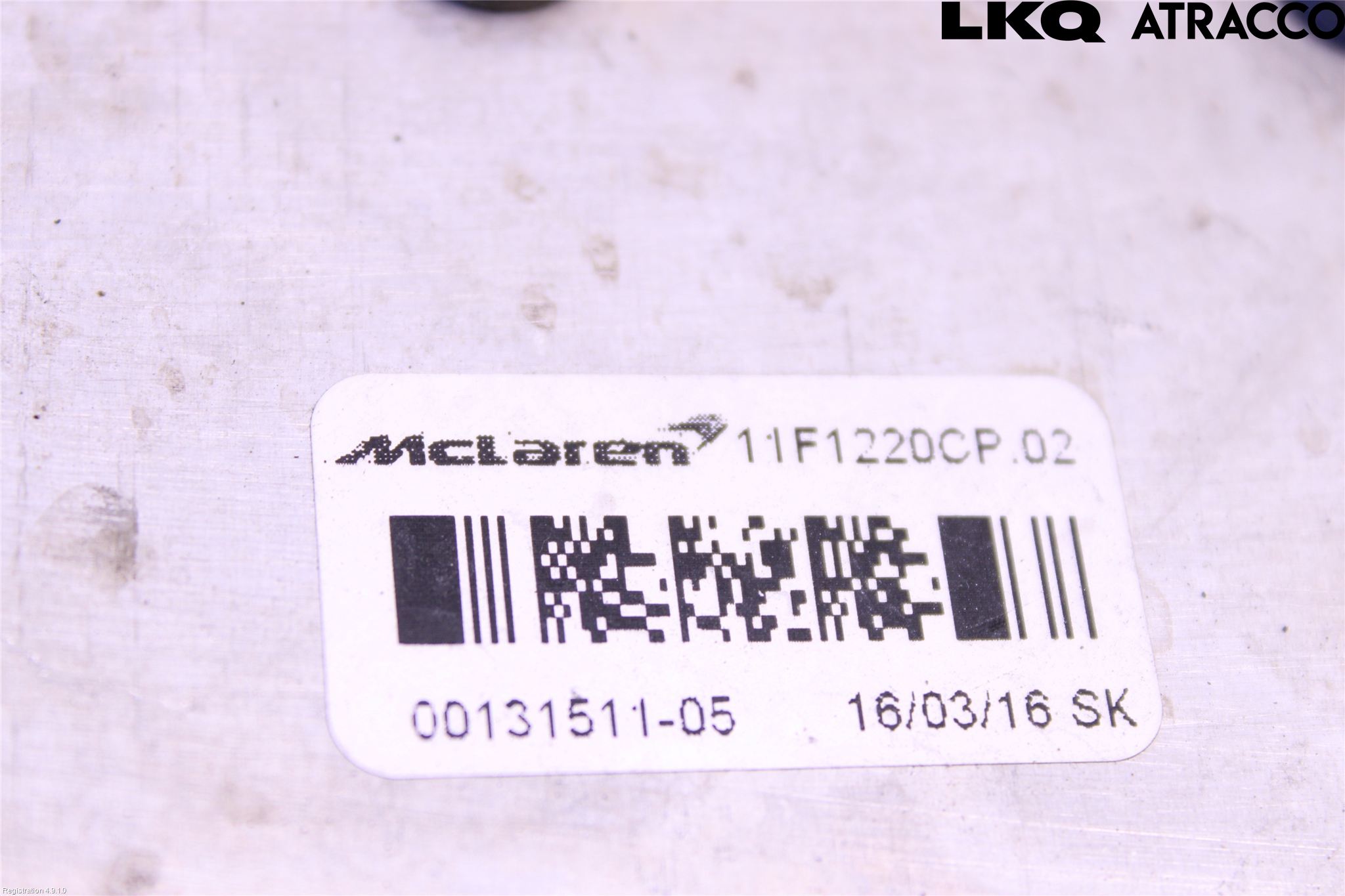 McLAREN Laddluft-Intercooler Kyl