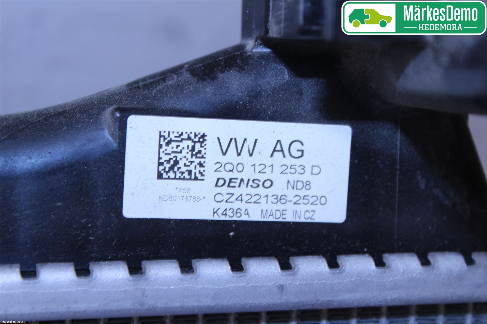 Volkswagen VW T-CROSS 19- Laddluft-Intercooler Kyl