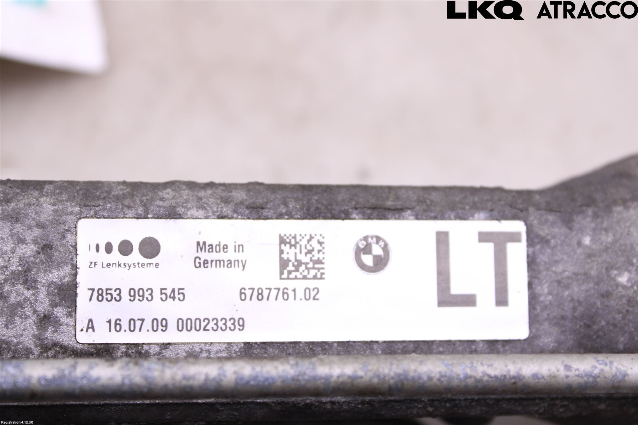 BMW 3 E90/91 SED/TOU 05-12 Styrväxel Servo -Snäcka