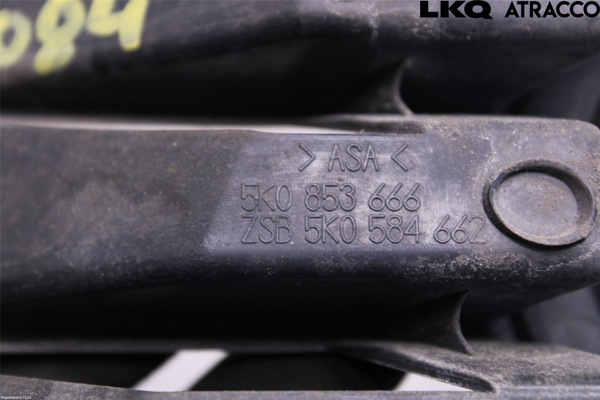 Volkswagen VW GOLF VI 09-13 Dimljussarg Fram