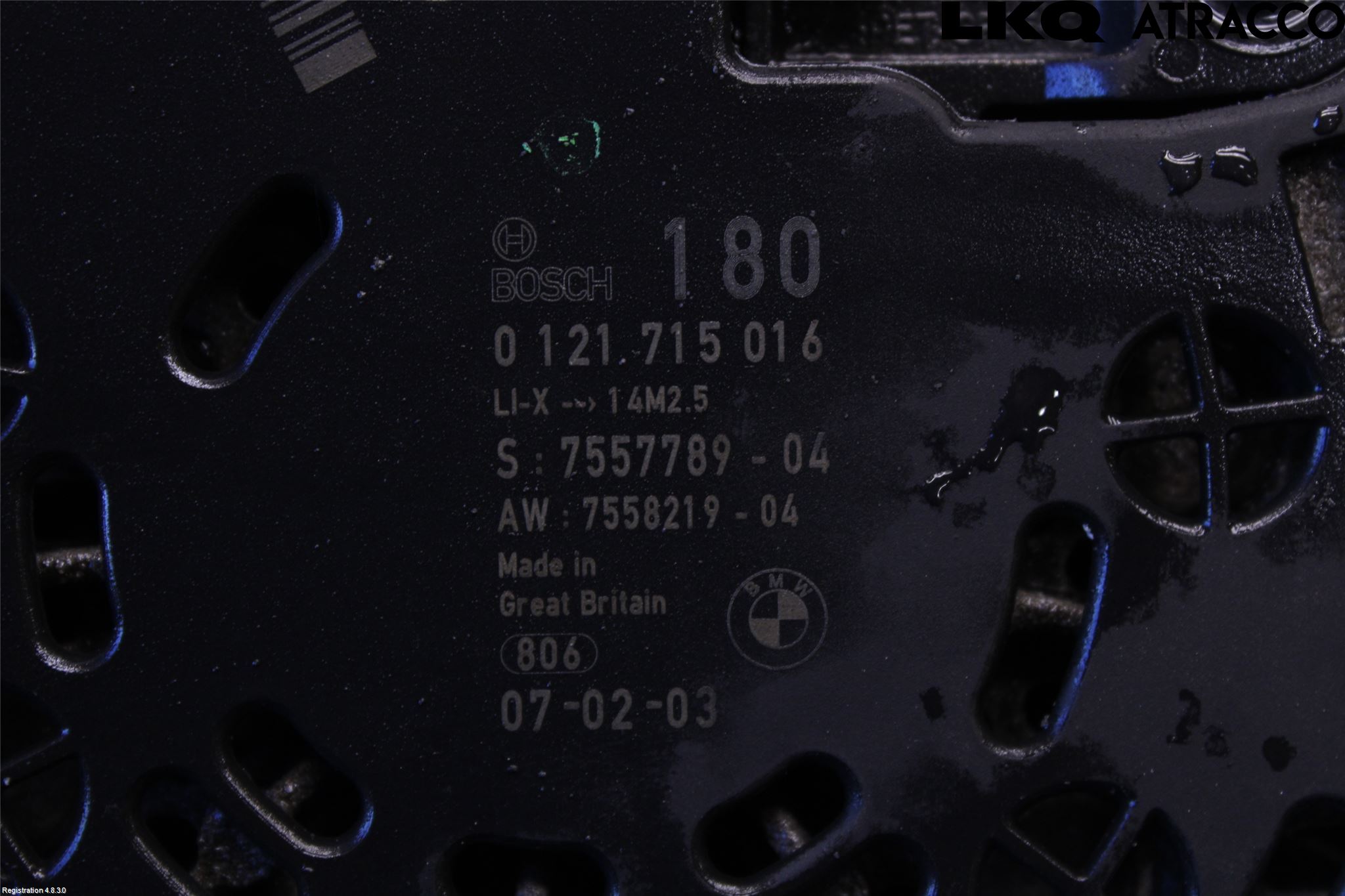 BMW 3 E92/93 Coupé/Cab 05-14 Generator