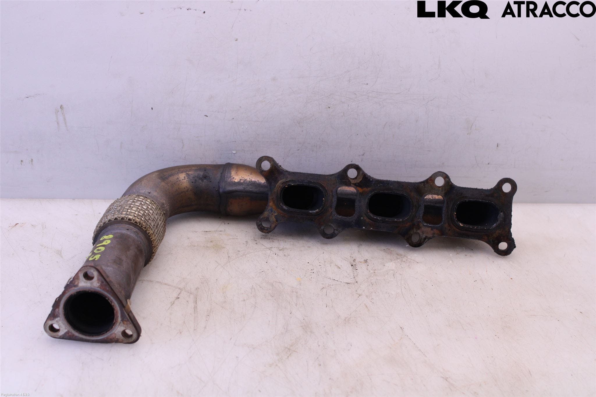 Volkswagen VW TOUAREG 7P 11-18 Grenrör Avgas