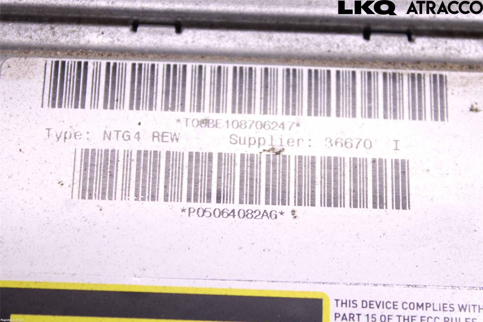 Dodge NITRO Cd Radio - Multimediapanel