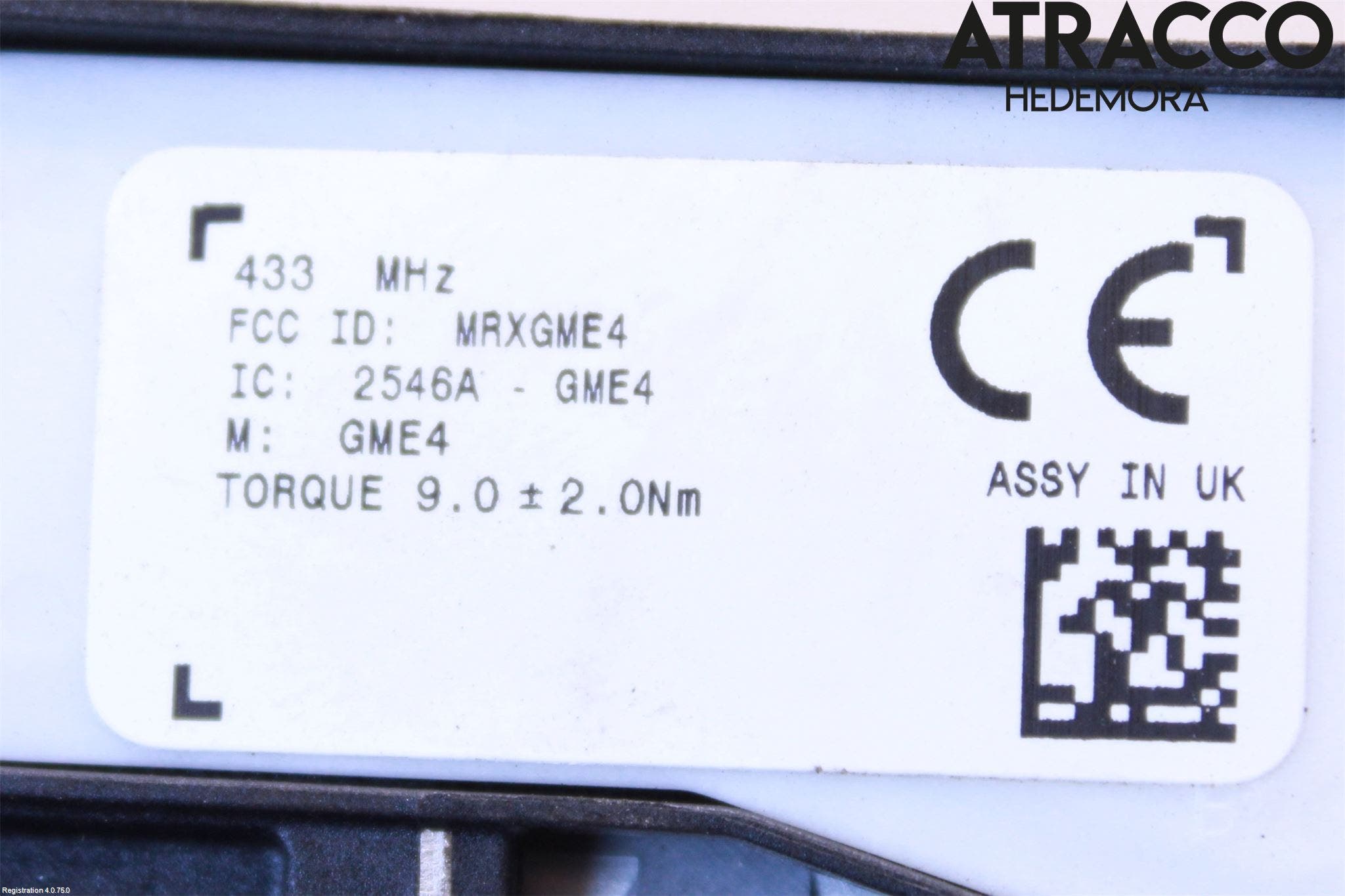 Opel ZAFIRA C 12-19 Givare Däcktryck