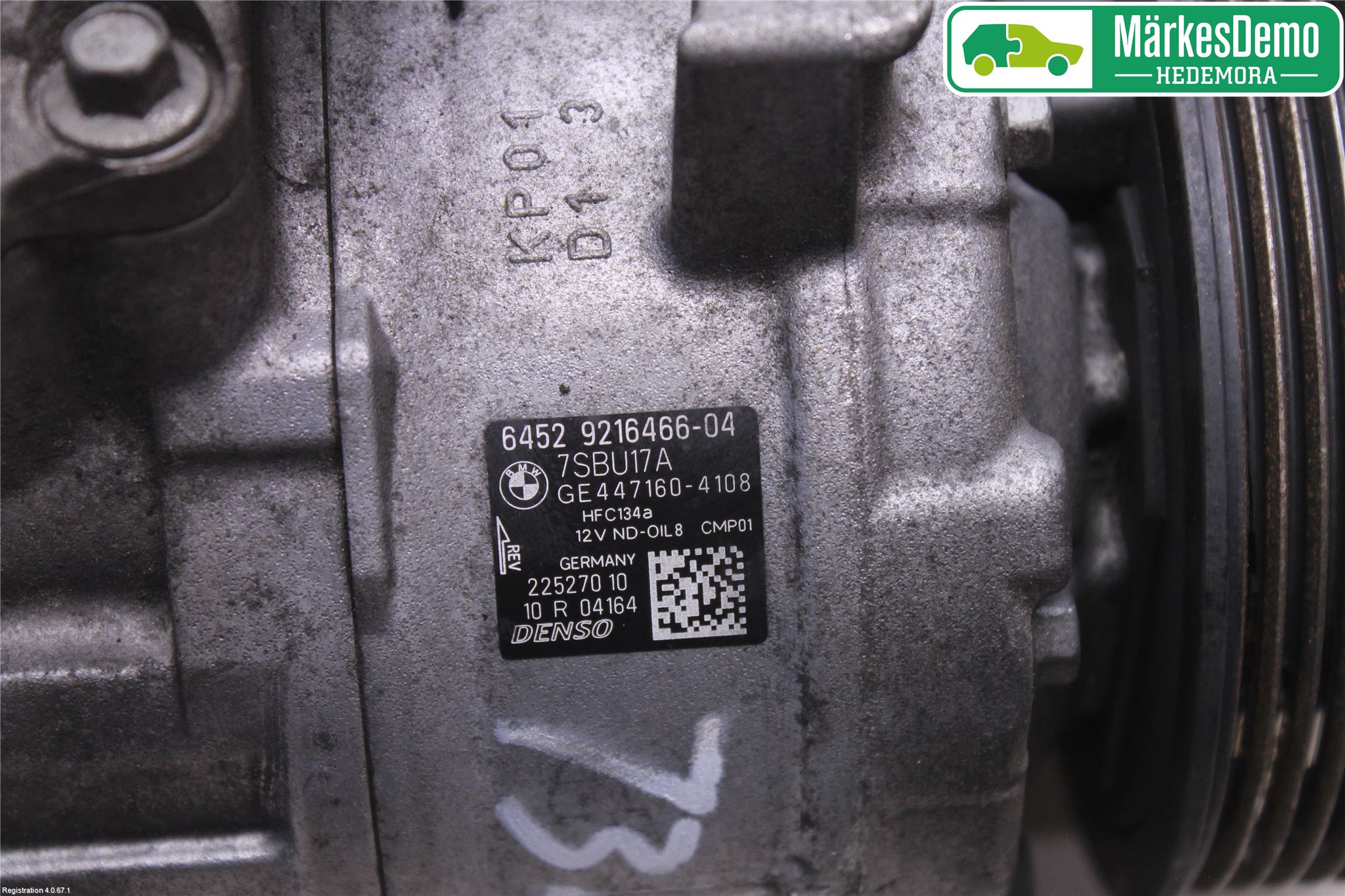 BMW 5 GT F07 09-17 Ac Kompressor