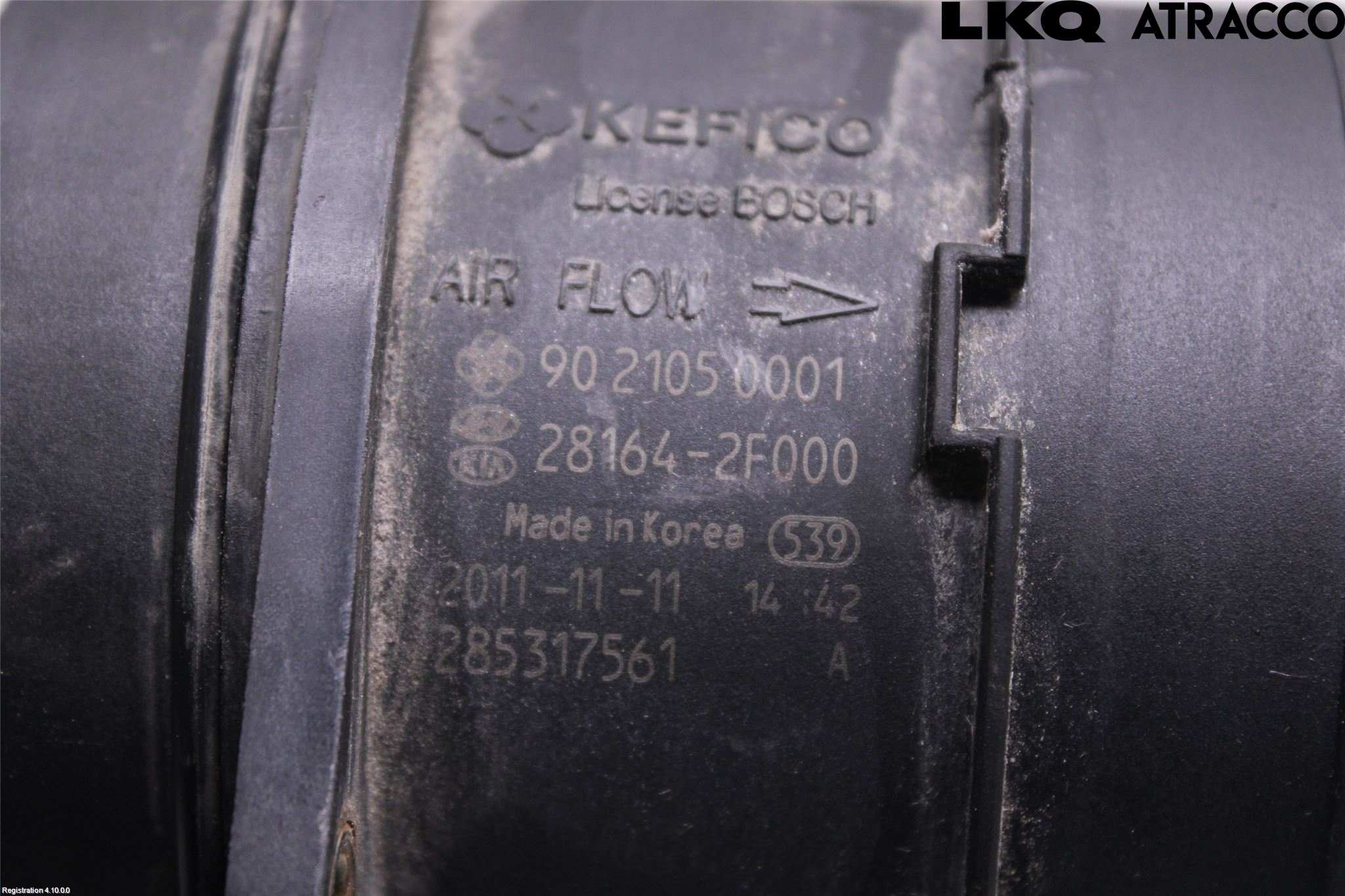 Kia SPORTAGE (SL) 11-15 Injluftmassamätare