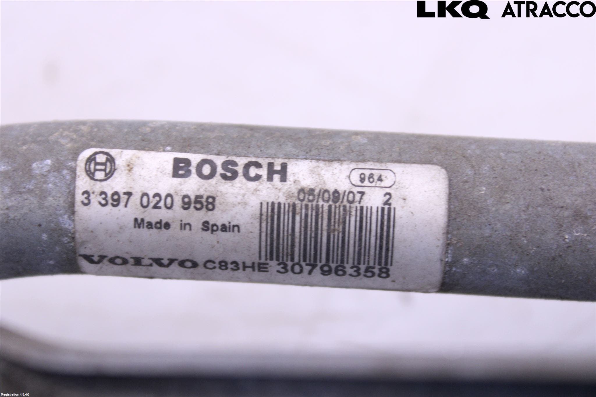 Volvo V70 08-13 Torkarmekanism Vindruta