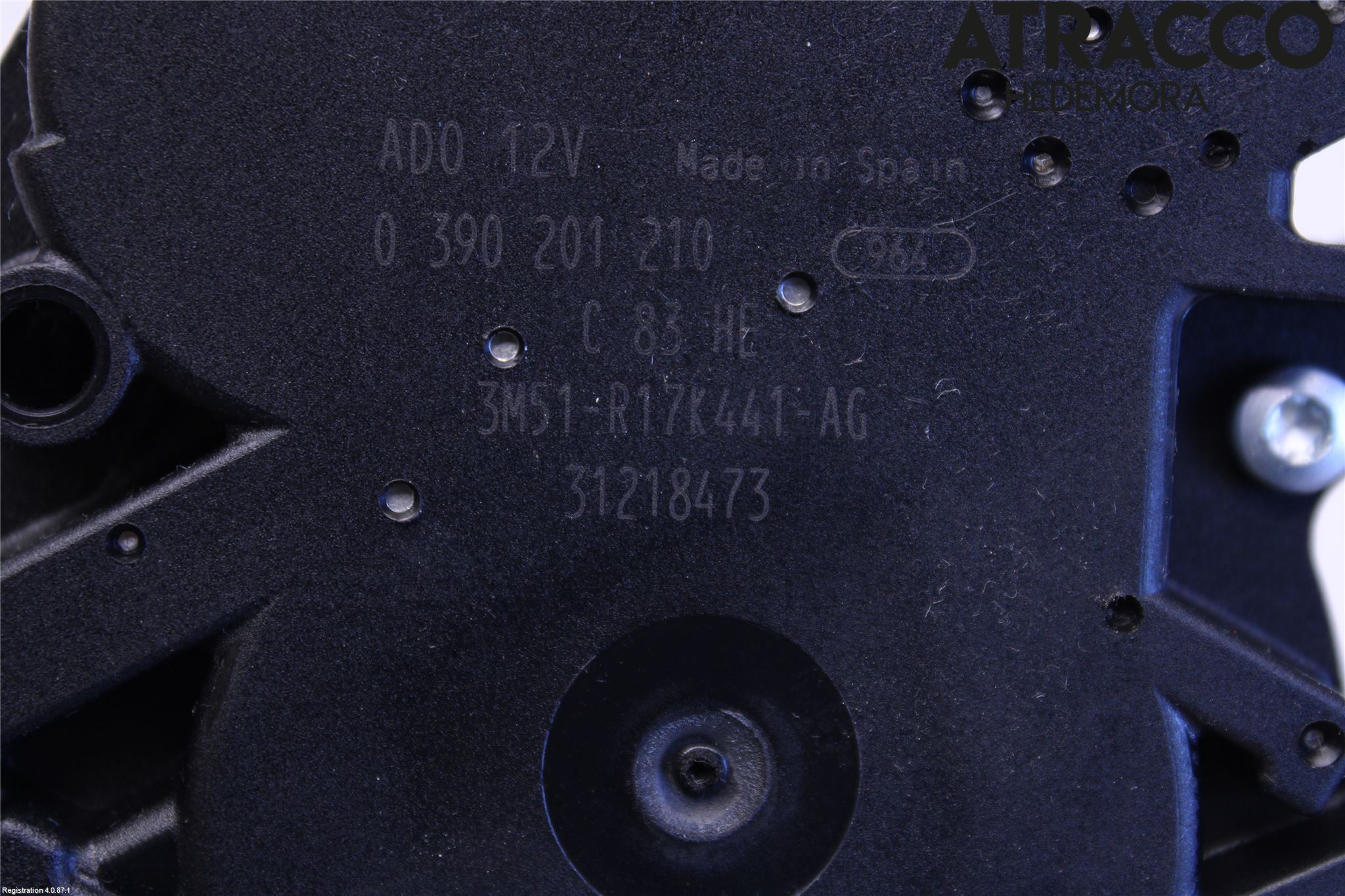 Ford S-MAX 06-15 Torkarmotor Baklucka