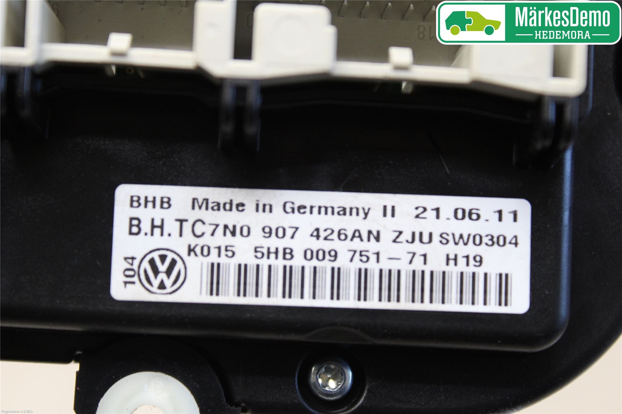 Volkswagen VW TOURAN 10-15 Ac Styrenhet Ac Manöveren