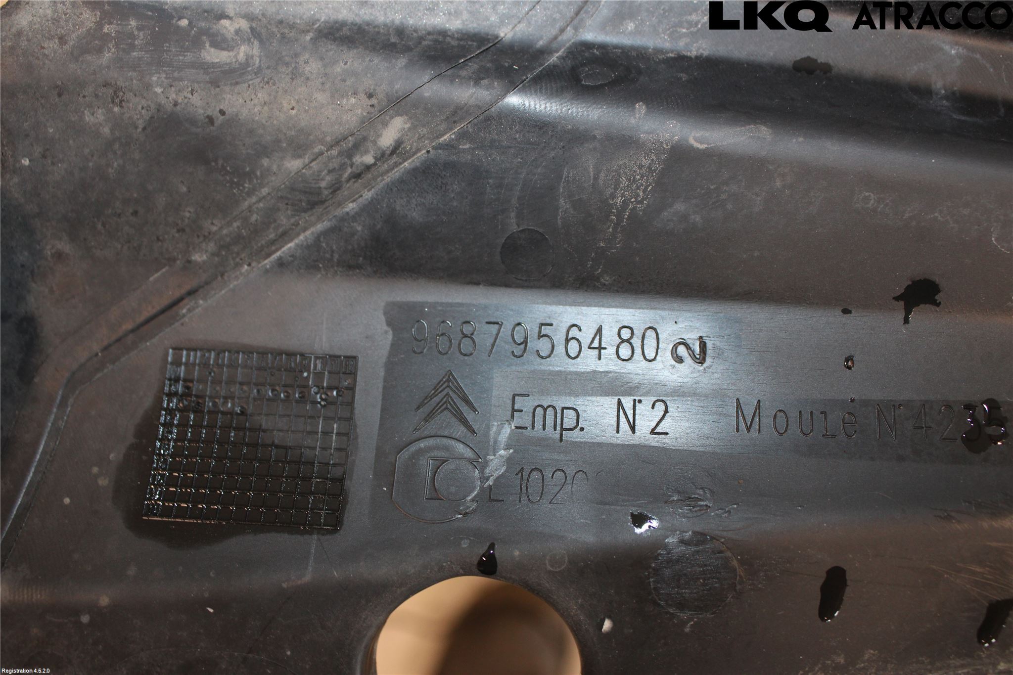 Citroen DS4 Torpedplåt-Torpedplast